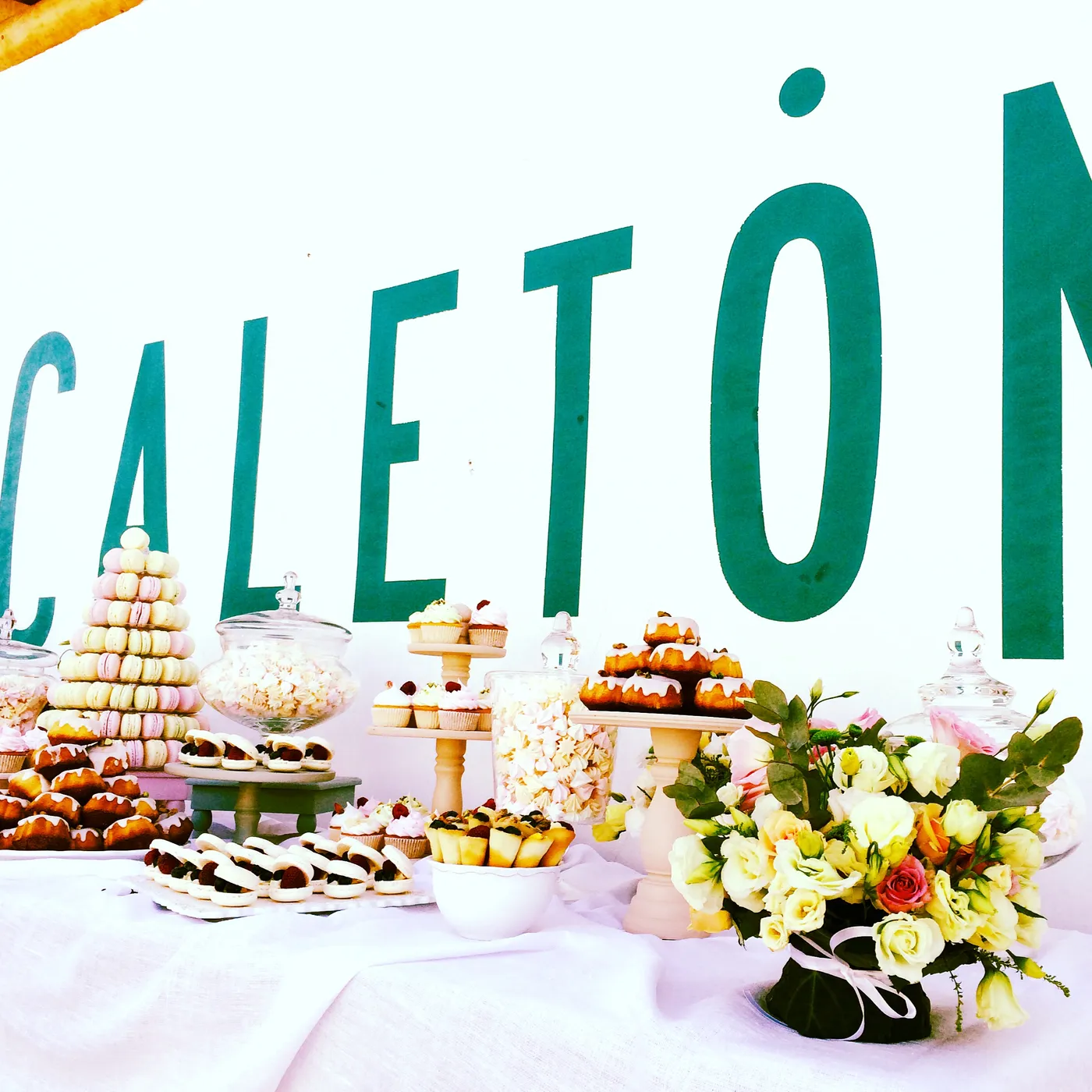 Dessert bar at a venue event
