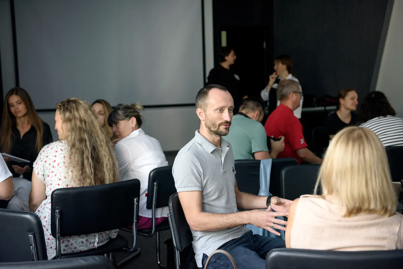 Audience at an industry seminar